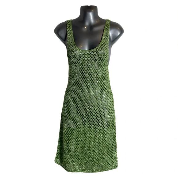 H&M Green Knit Swim Coverup - Picture 1 of 7